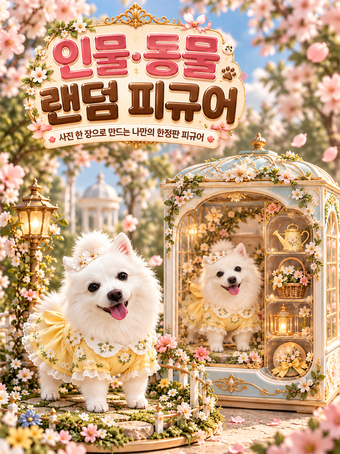 인물,동물 랜덤 피규어